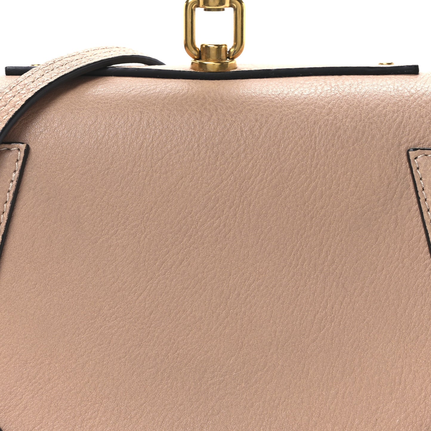Calfskin Suede Nile Bracelet Bag Biscotti Beige