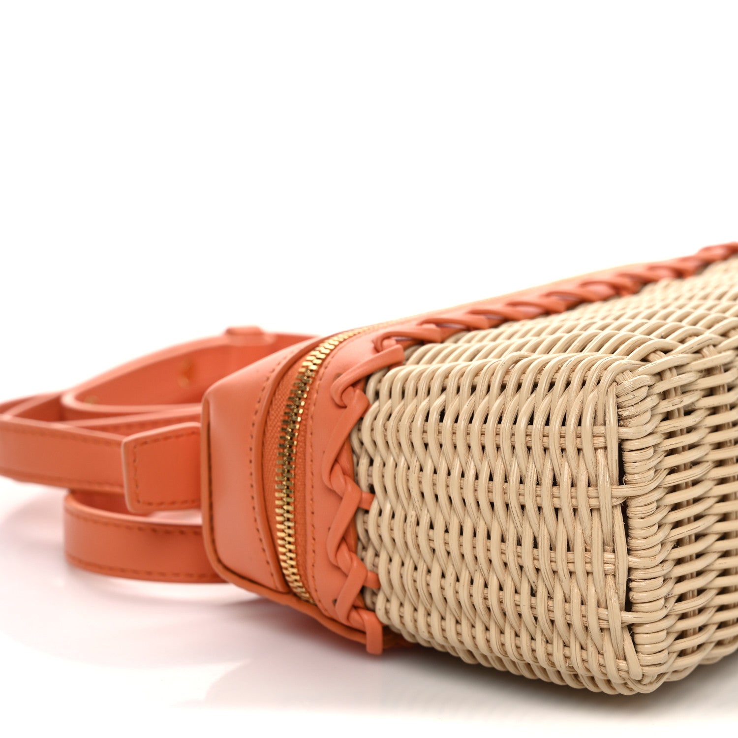 Loro Piana Wicker Calfskin L19 Extra Pocket Pouch Sun Kissed 8 of 9