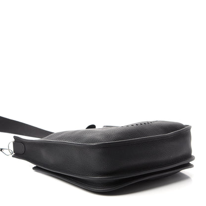 Hermes Taurillon Clemence Evelyne III PM Black 4 of 10