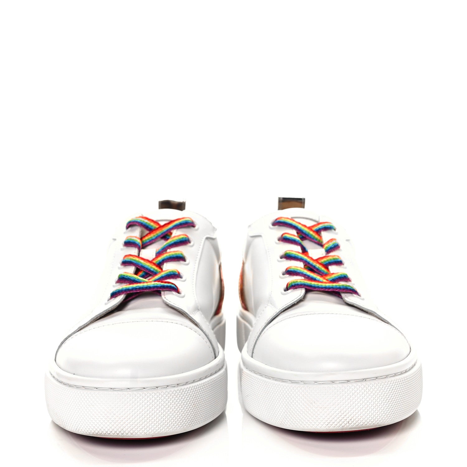 Christian Louboutin Calfskin Womens Arkenspeed Sneakers 39.5 White Multi 4 of 35