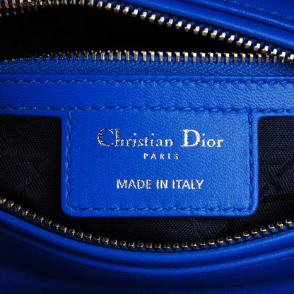 Christian Dior Lambskin Cannage Medium Lady Dior Blue Persan 5 of 7