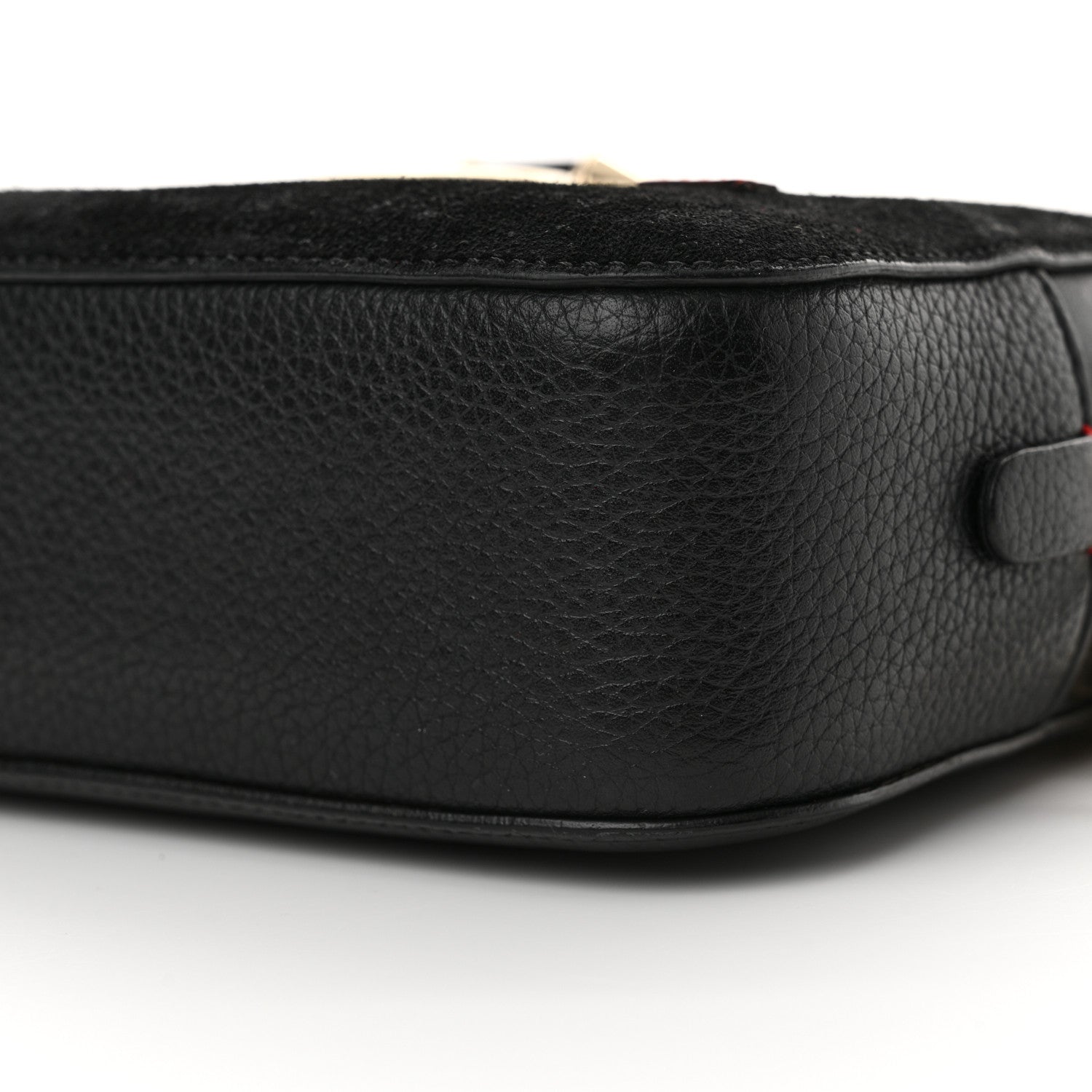 Christian Louboutin Suede Calfskin Love Rubylou Crossbody Black 10 of 13