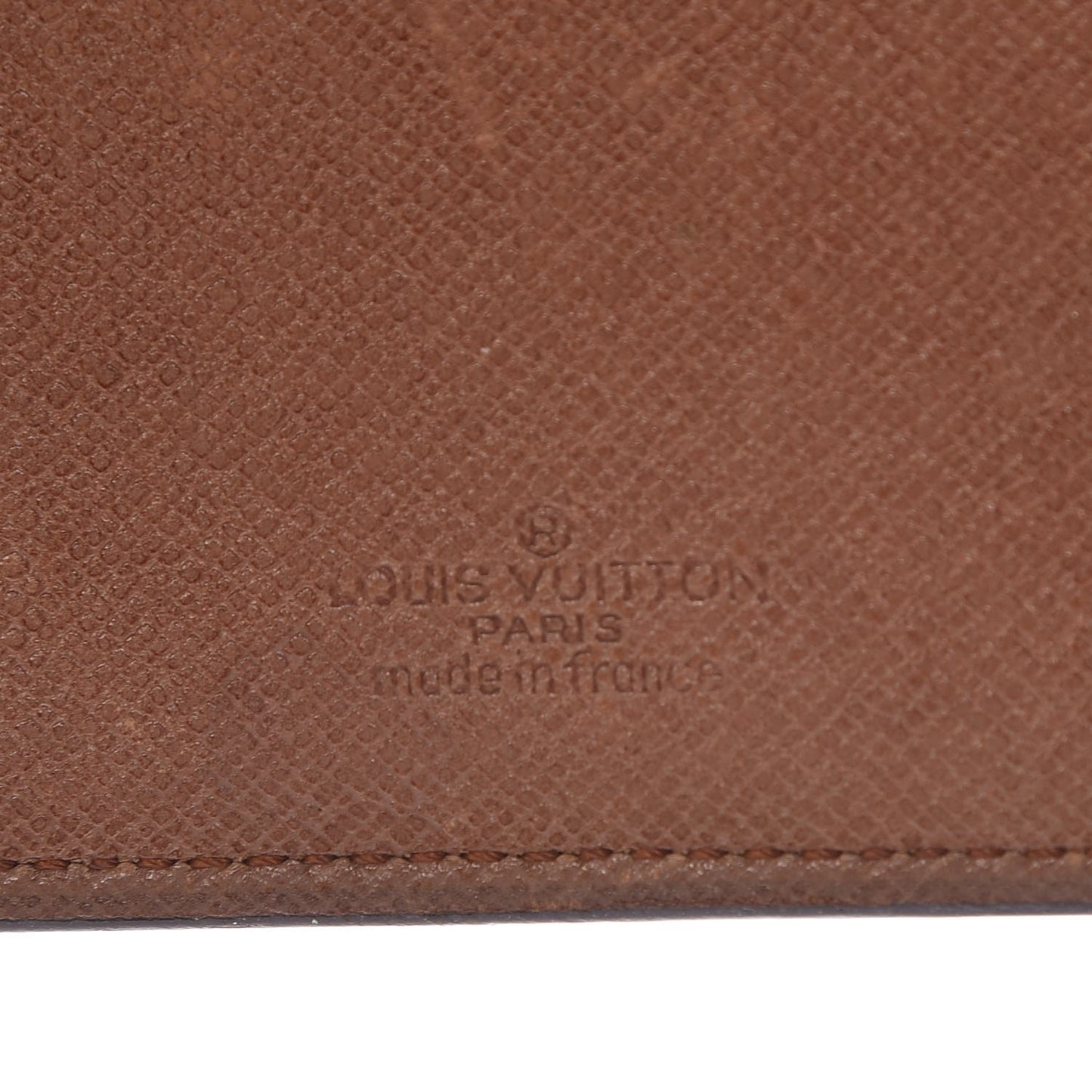 Monogram Desk Agenda Cover
