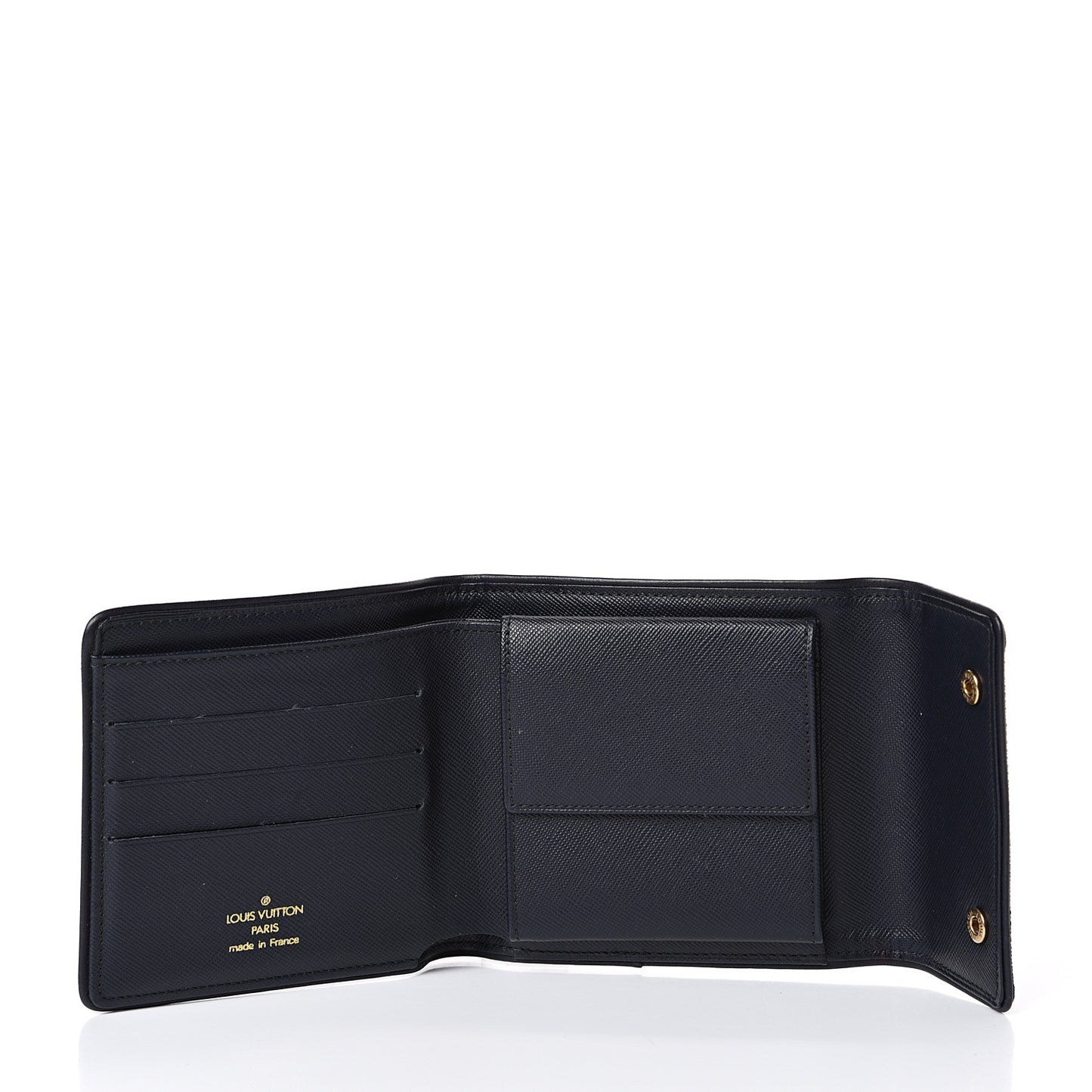Mini Monogram Compact Wallet Blue
