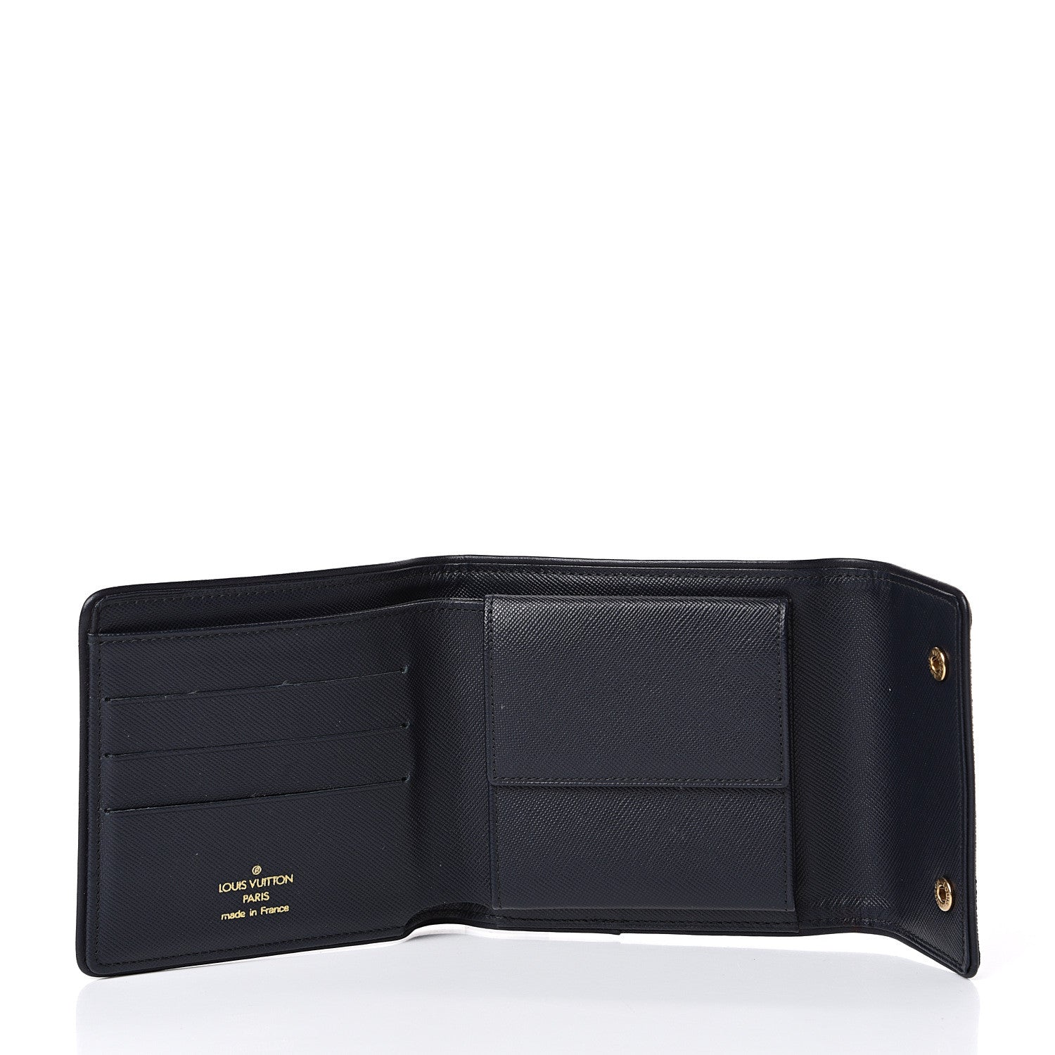 Louis Vuitton Mini Monogram Compact Wallet Blue 4 of 9