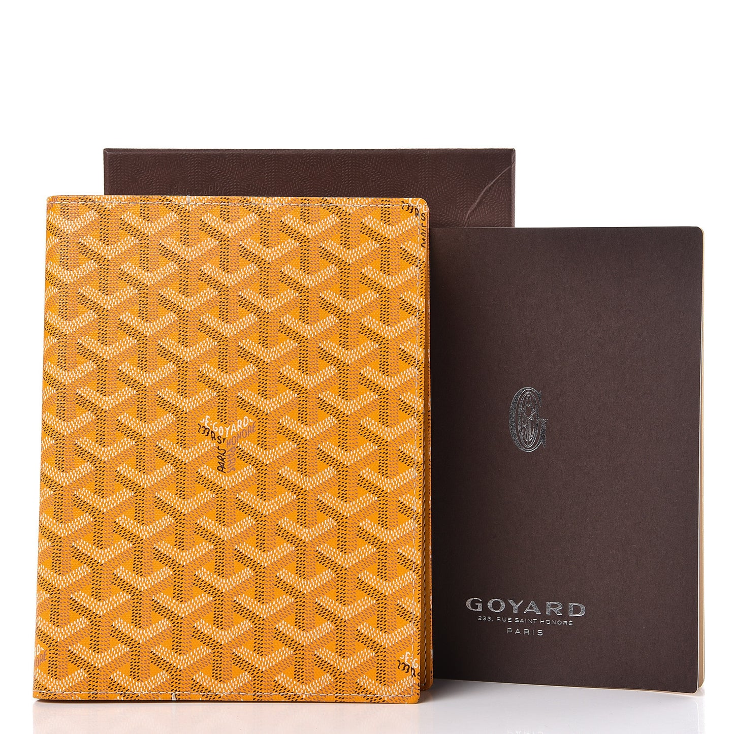 Goyardine Agenda Cover Yellow