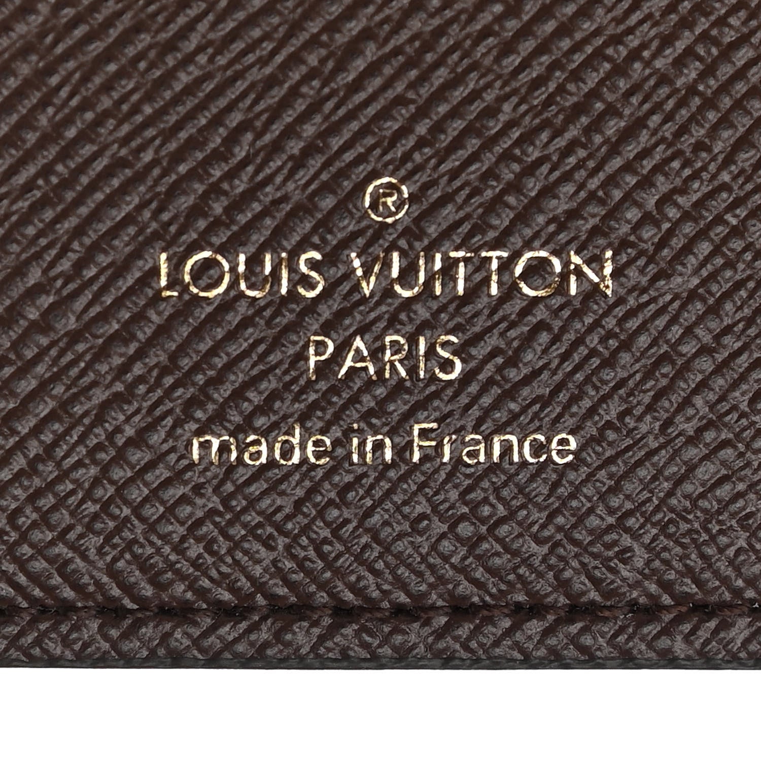 Louis Vuitton Damier Ebene Normandy Compact Wallet Black 7 of 7