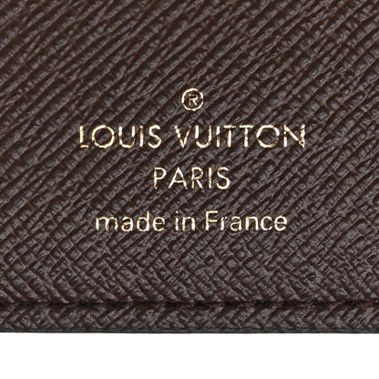 Louis Vuitton Damier Ebene Normandy Compact Wallet Black 7 of 7