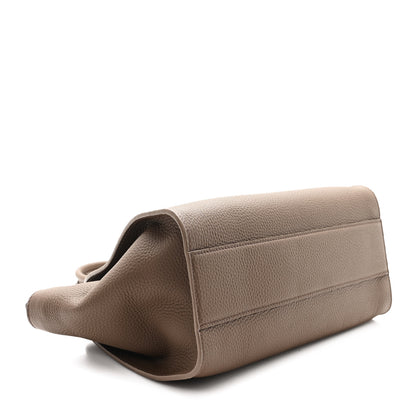 The Row Grained Calfskin Marlo 12 Tote Bag Dark Olive 4 of 9