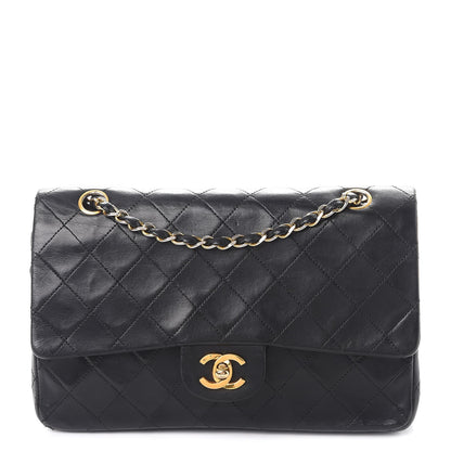 Chanel Lambskin Quilted Medium Double Flap Black 1 of 10