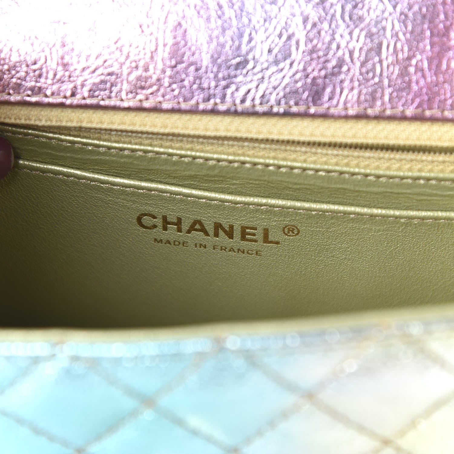 Chanel Metallic Goatskin Quilted Mini 2.55 Reissue Flap Multicolor 8 of 11