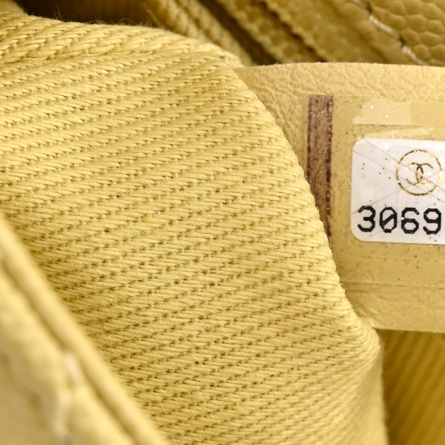 Chanel Caviar Quilted Incognito Extra Mini Coco Handle Flap Light Yellow 7 of 10