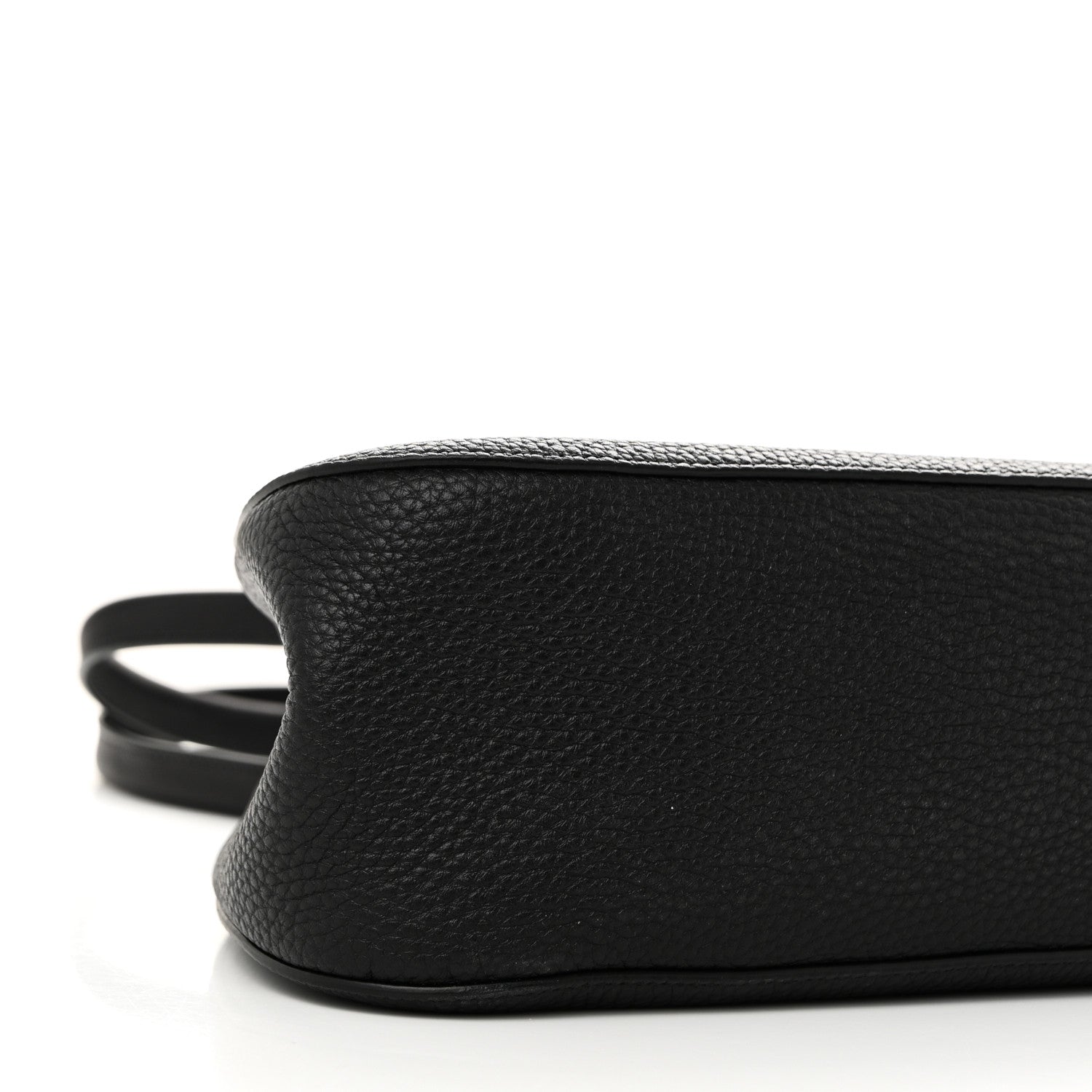 The Row Grained Calfskin Alger Shoulder Bag Black 8 of 9