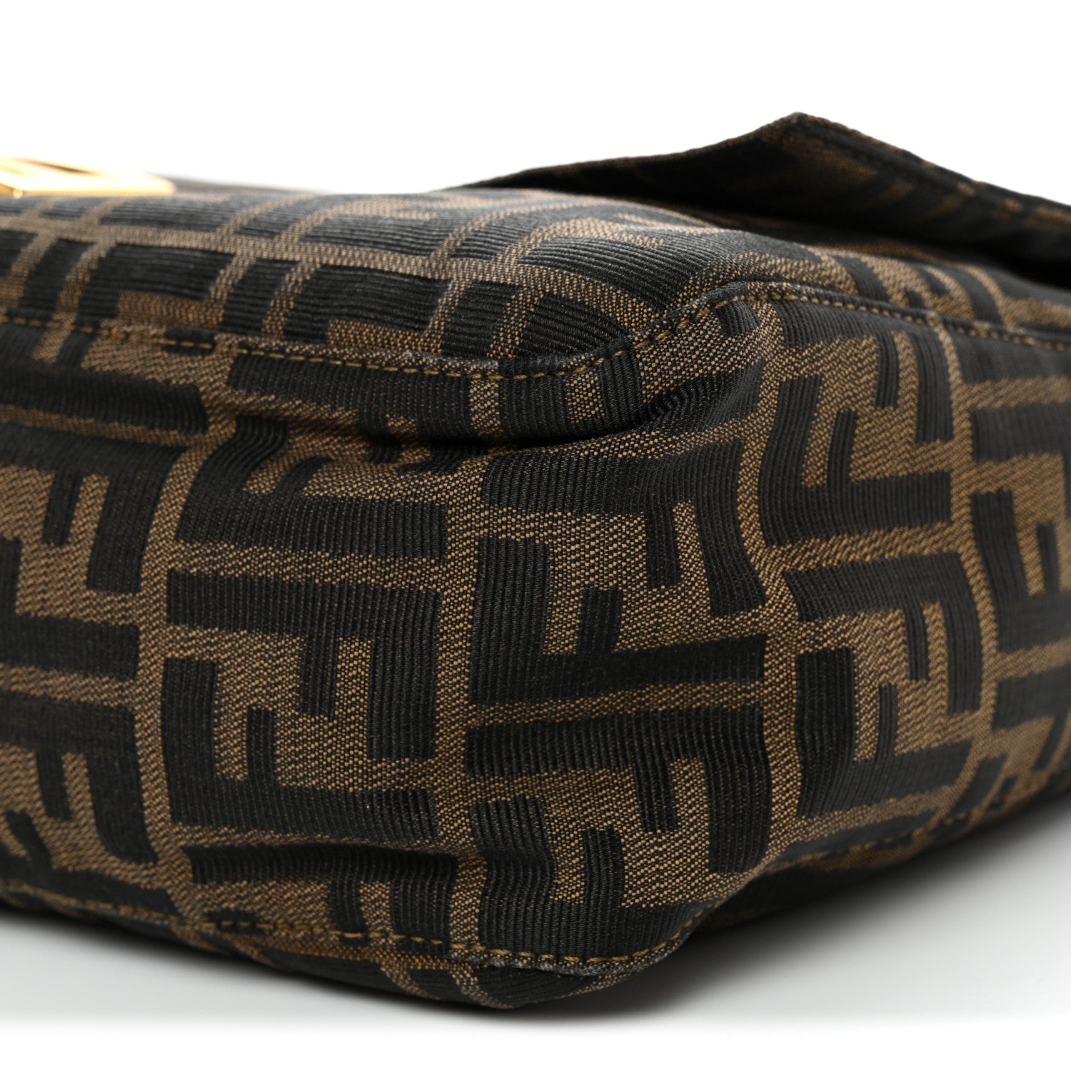 fendi tobacco zucca Medium Magic Bag 16.0 Width Fendi Zucca Zipped Baguette Tobacco