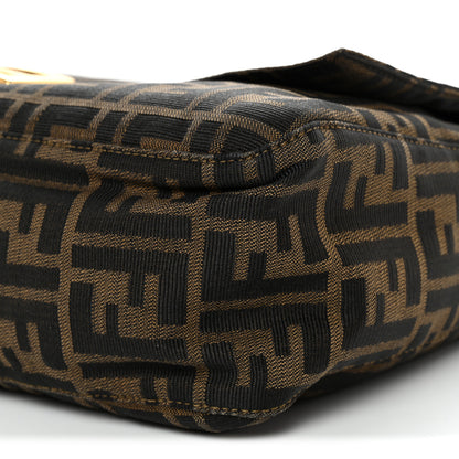 Fendi Zucca Zipped Baguette Tobacco 10 of 13