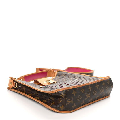 Louis Vuitton Monogram Perforated Musette Fuchsia 4 of 9