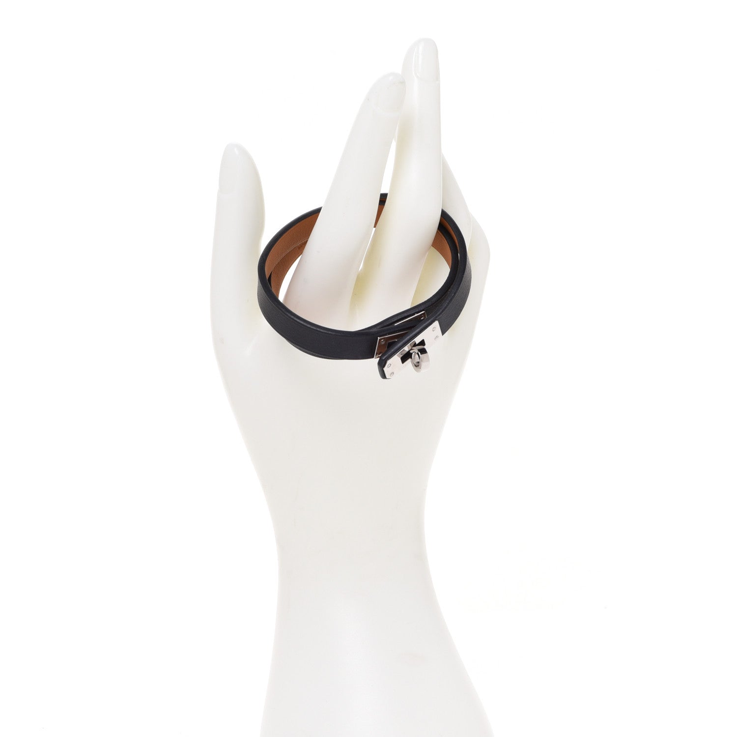 Hermes Swift Mini Kelly Double Tour Bracelet T3 Black 2 of 7