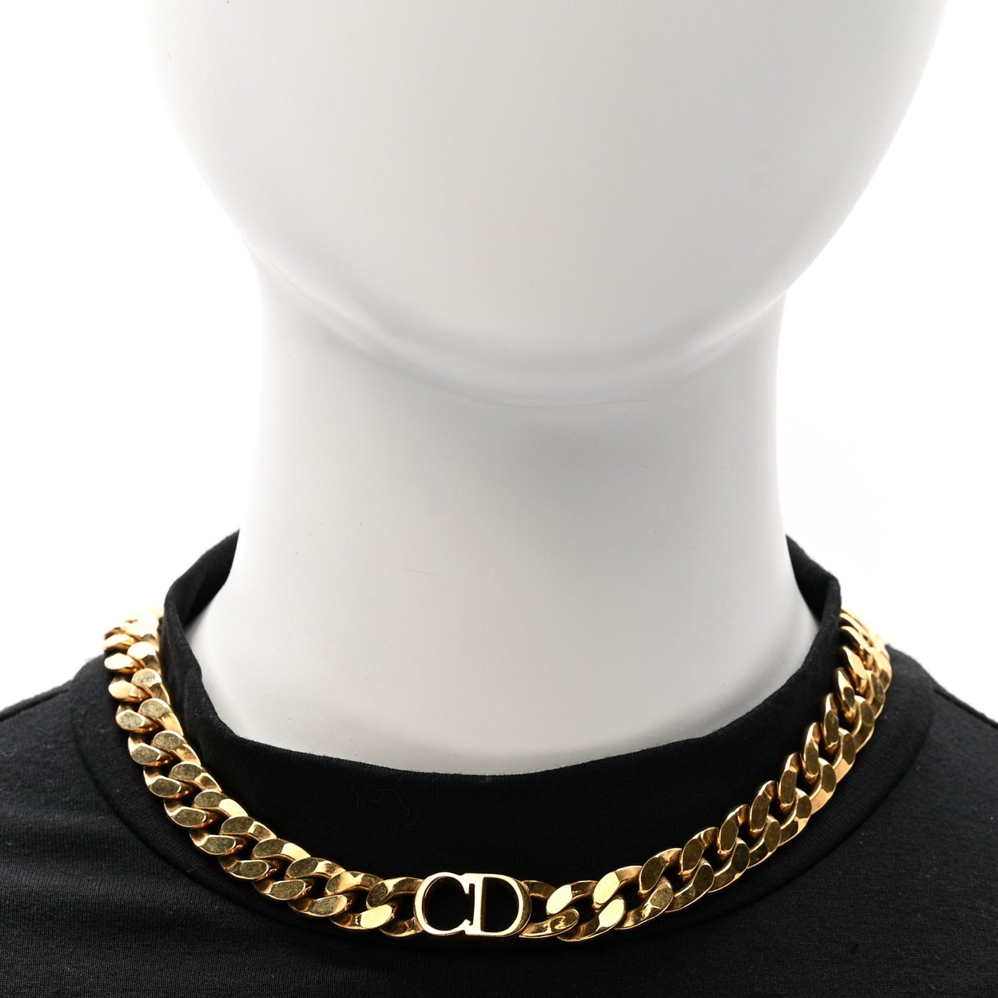 Metal Danseuse Etoile Chain Choker Necklace Gold