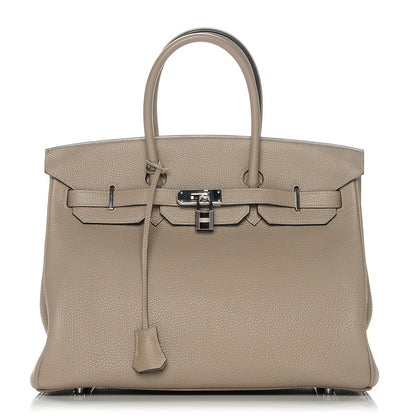 Hermes Togo Birkin 35 Gris Tourterelle 1 of 14