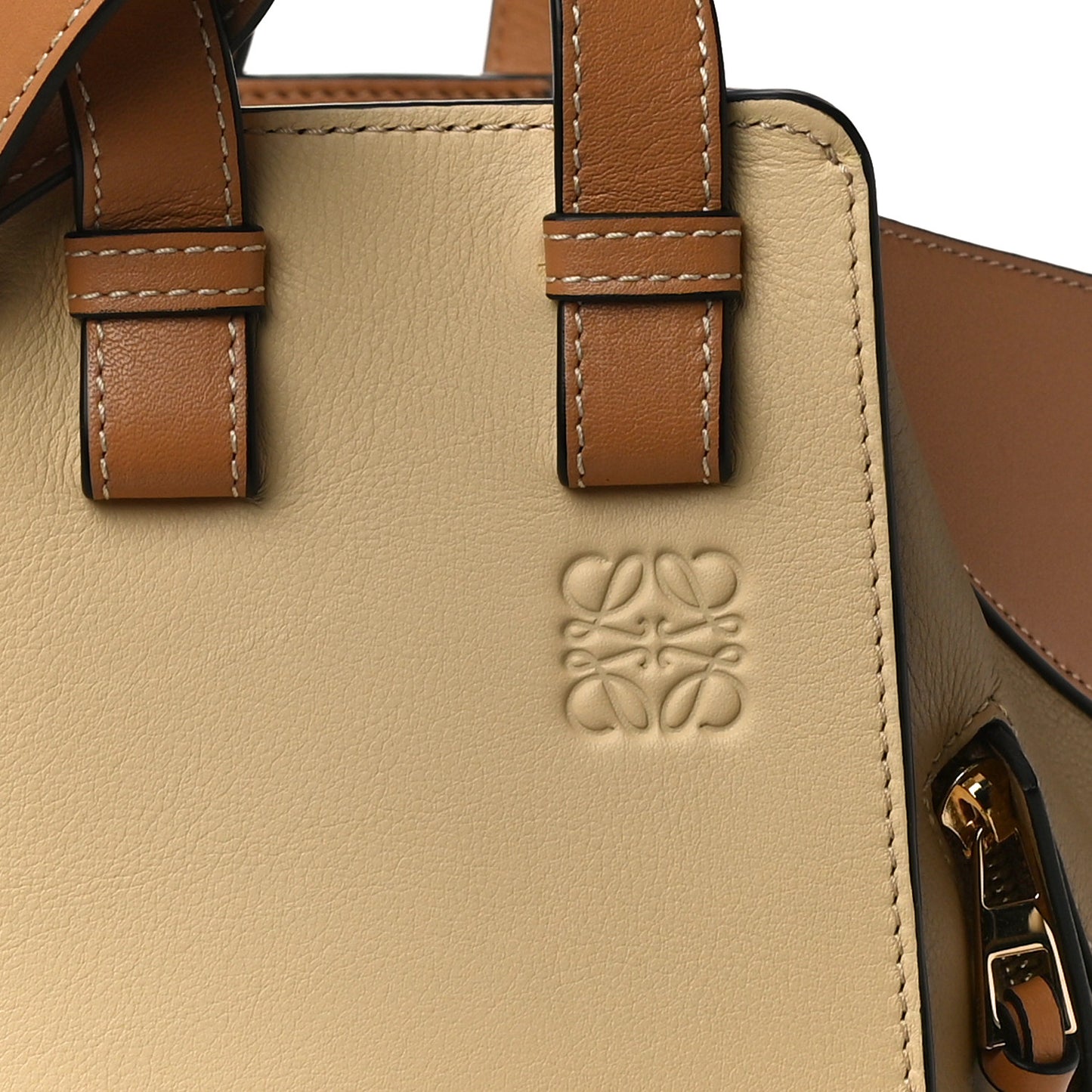 Calfskin Small Hammock Shoulder Bag Vanilla