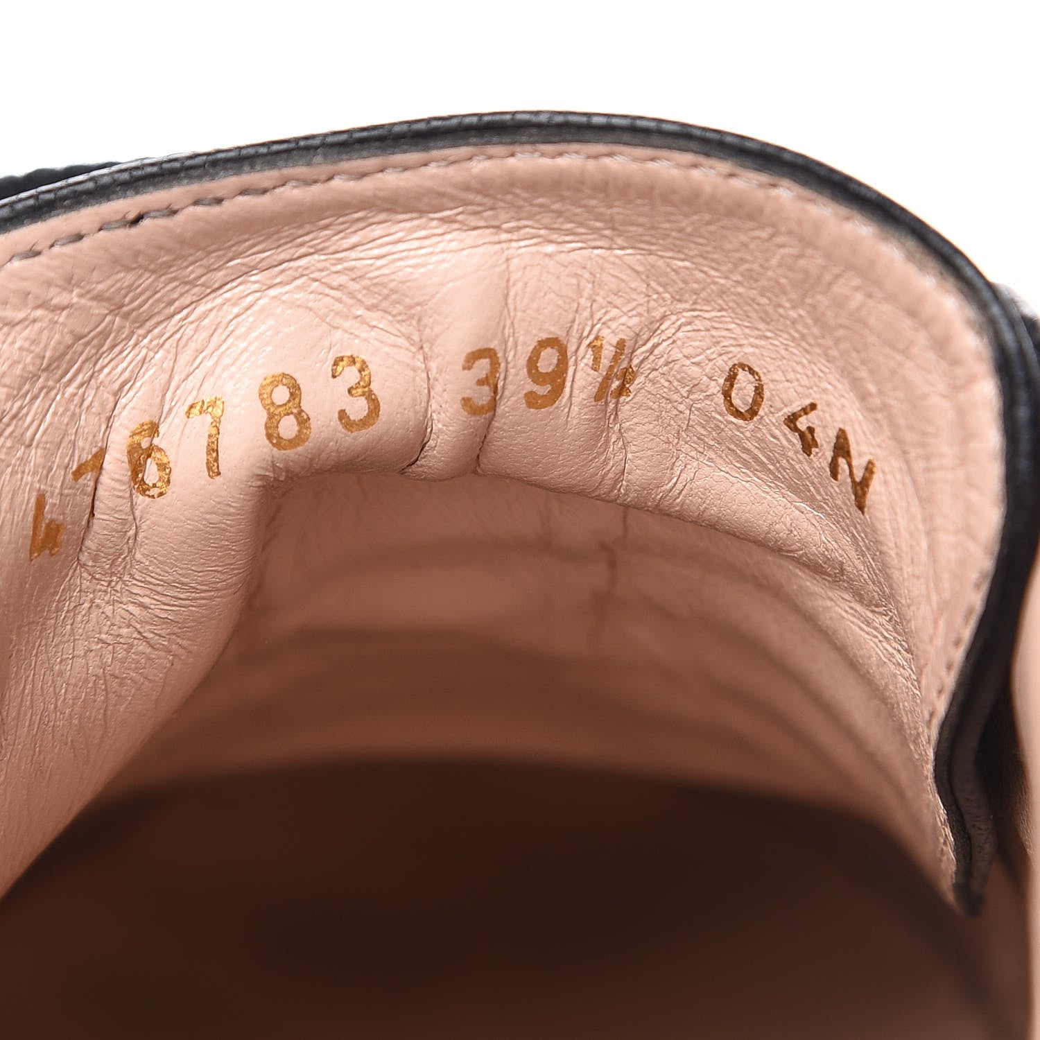 Gucci Malaga Kid Peggy Platform Sneakers 39.5 Black White 8 of 10