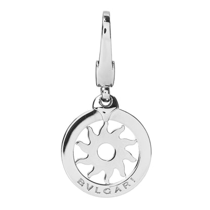 Bulgari 18K White Gold Tondo Sole Charm Pendant 1 of 3