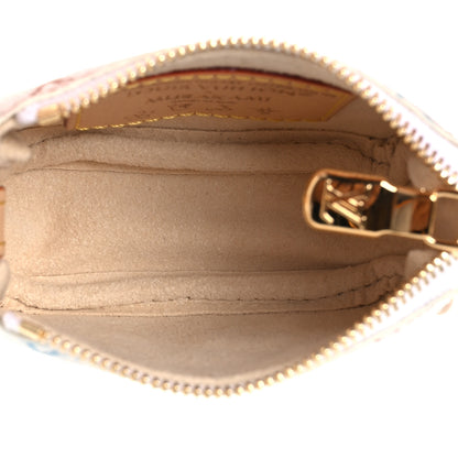 Louis Vuitton LV x TM Monogram Multicolor Micro Pochette White 5 of 7