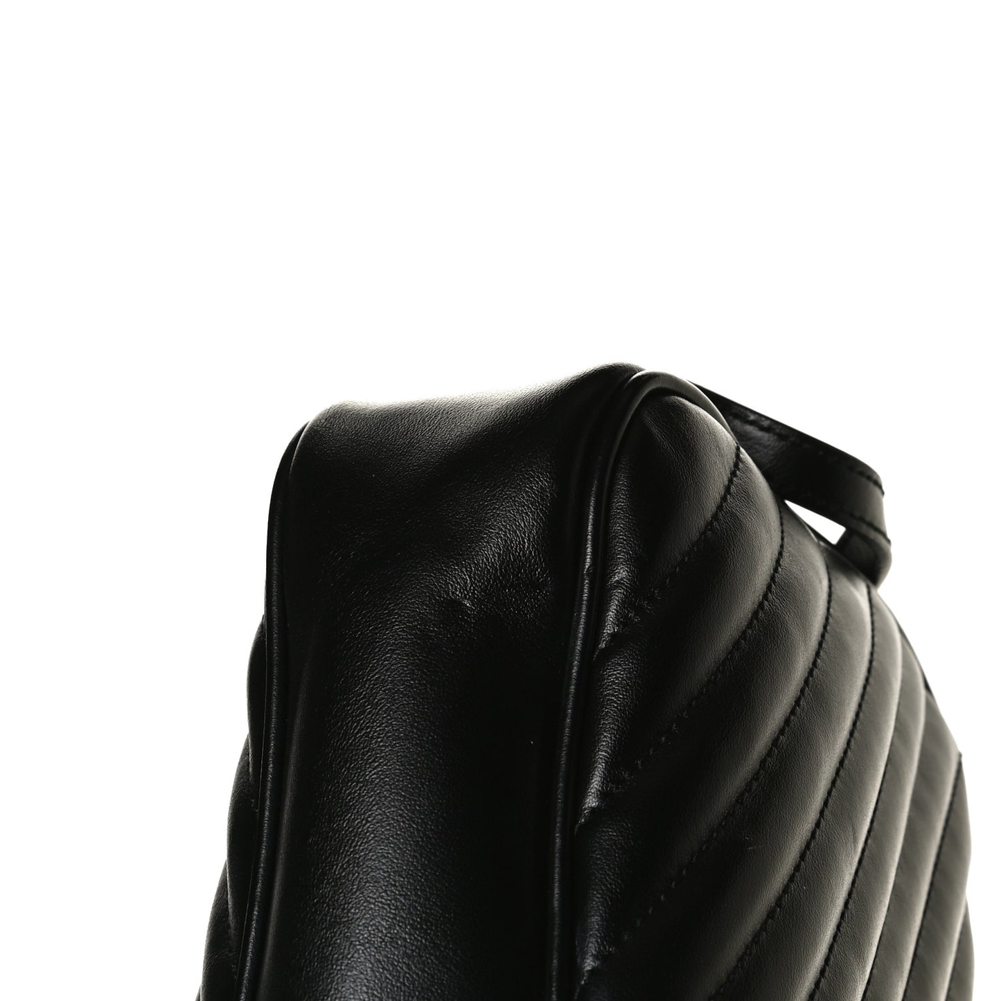 Calfskin Matelasse Monogram Lou Camera Bag Black