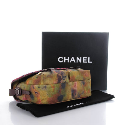 Chanel Washed Toile Large Graffiti On The Pavements Messenger Khaki Multicolor 4 of 7