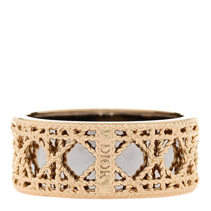 Christian Dior 18K Yellow White Gold My Dior Ring 59 8.75 3 of 5