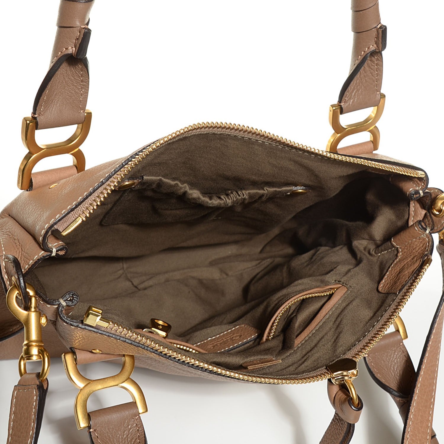 Chloe Calfskin Medium Marcie Satchel Nut 8 of 15