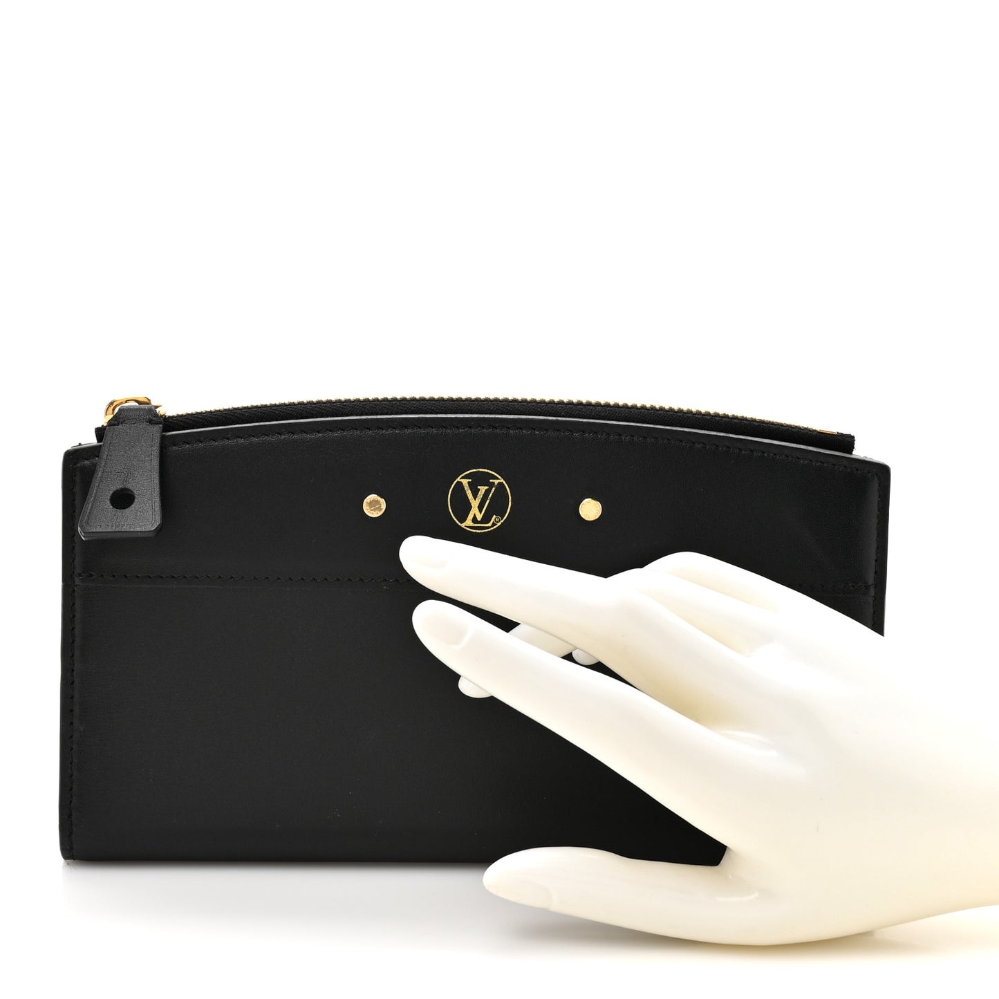Calfskin City Steamer Wallet Black