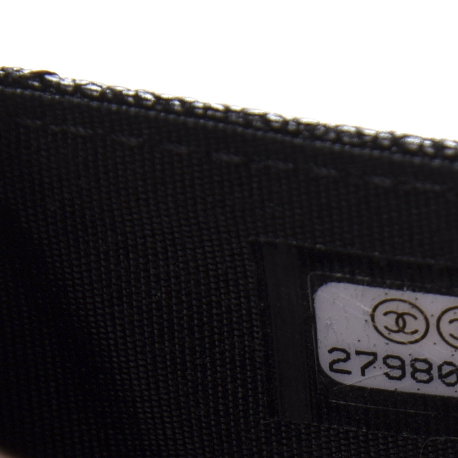 Chanel Caviar Quilted Boy Flap Card Holder Black 10 of 11