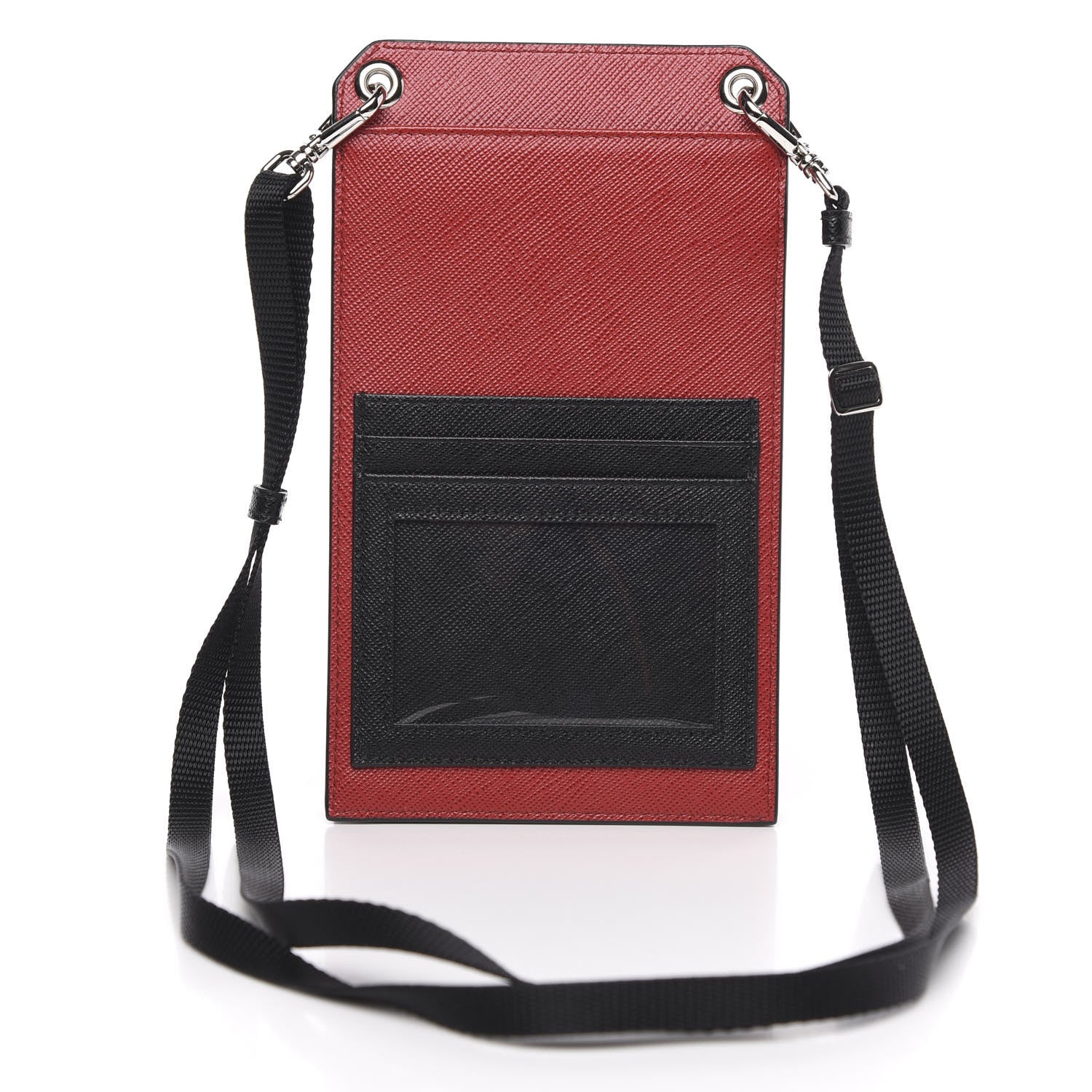 Prada Saffiano Smartphone Case Fuoco Black 8 of 9
