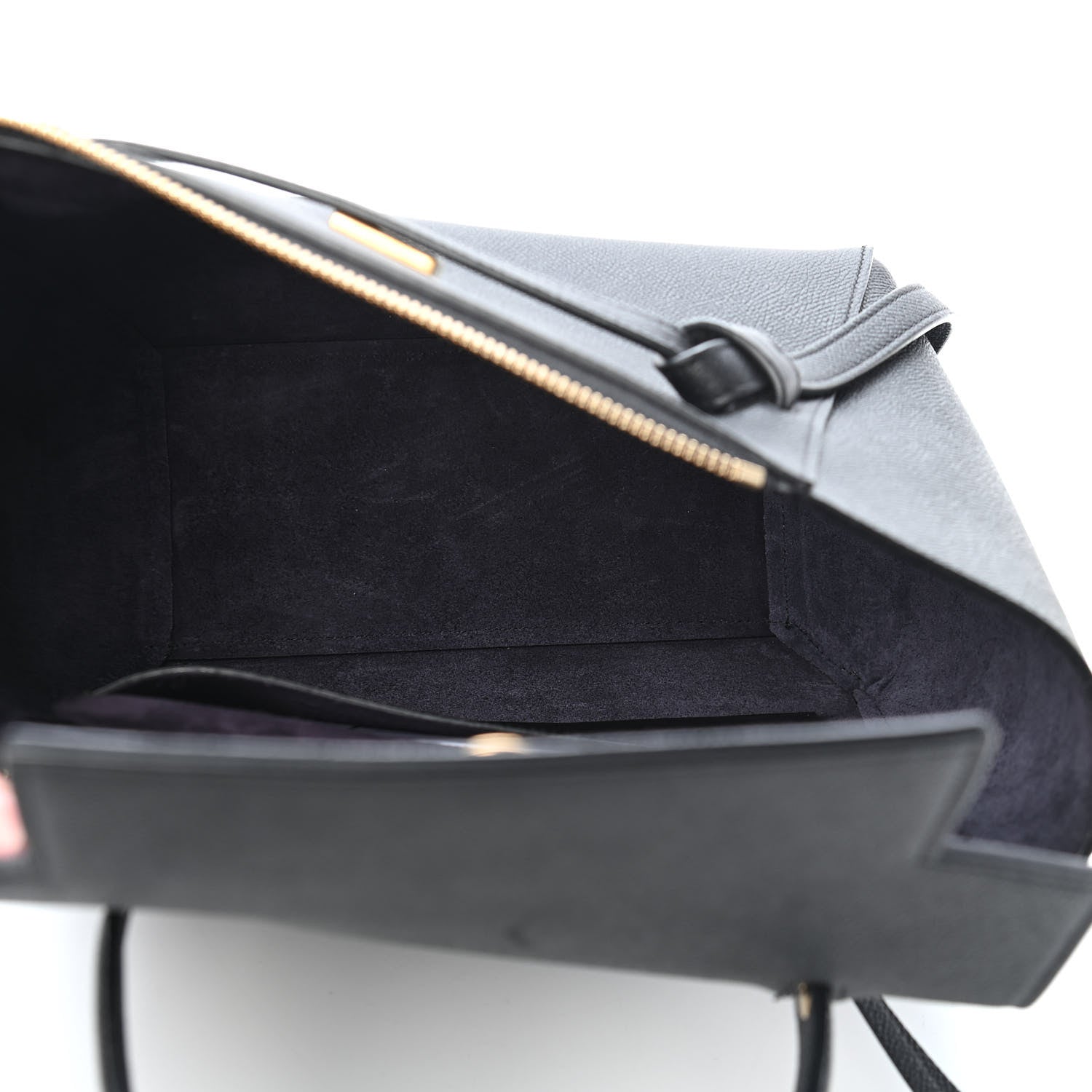 Celine Grained Calfskin Micro Belt Bag Black 5 of 11