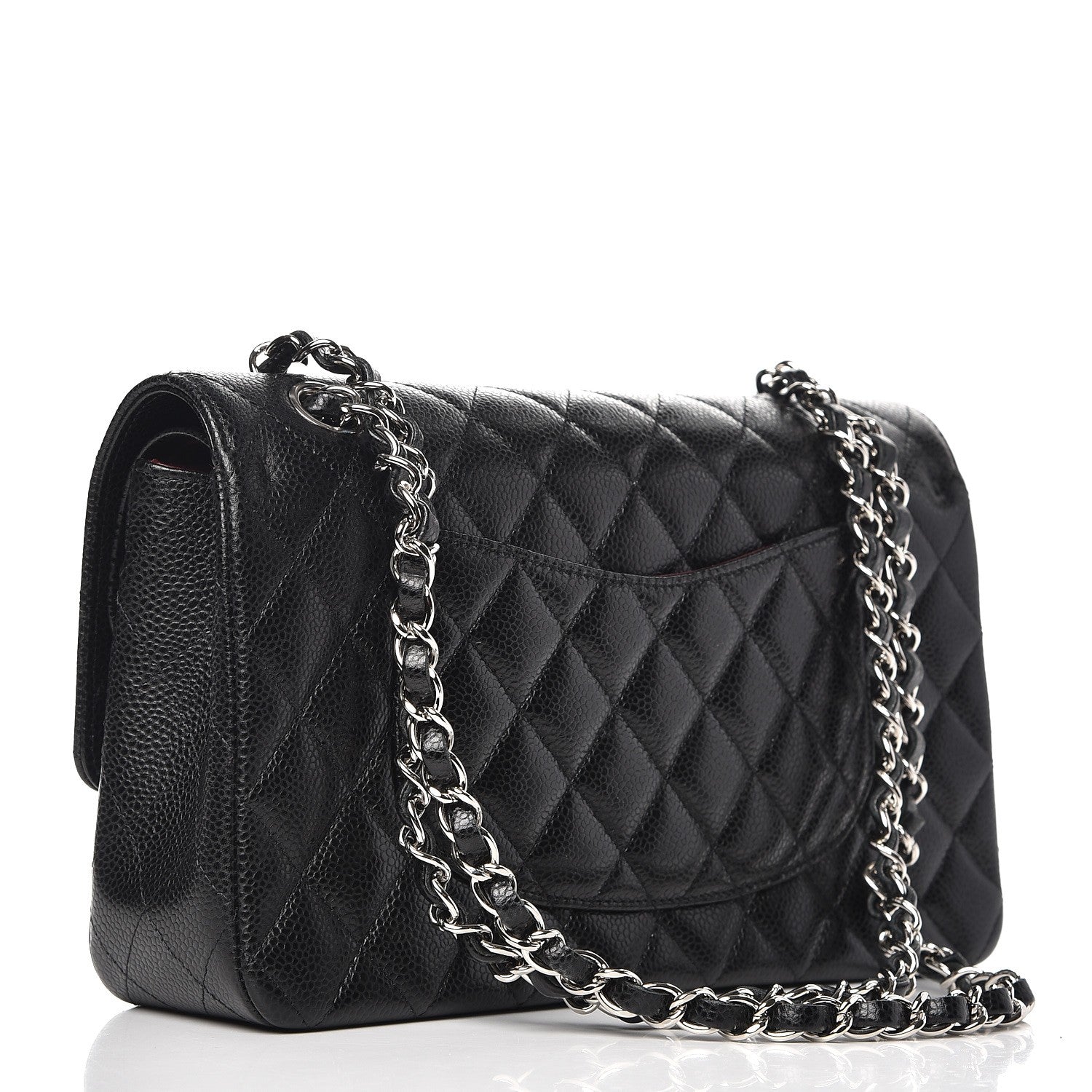 Chanel Caviar Quilted Medium Double Flap Black 4 of 9