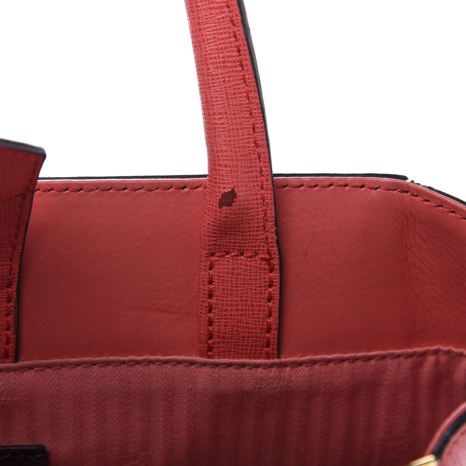 Fendi Vitello Elite Flamingo Petite 2Jours Tote Rosa Exstasy 9 of 15