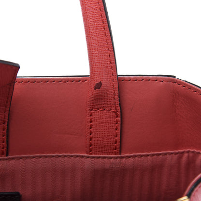 Fendi Vitello Elite Flamingo Petite 2Jours Tote Rosa Exstasy 9 of 15