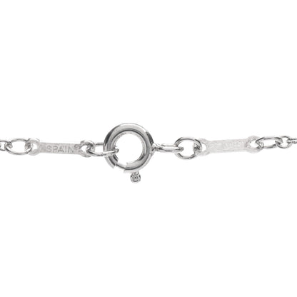 Tiffany Sterling Silver Elsa Peretti 3 Open Hearts Necklace 4 of 4