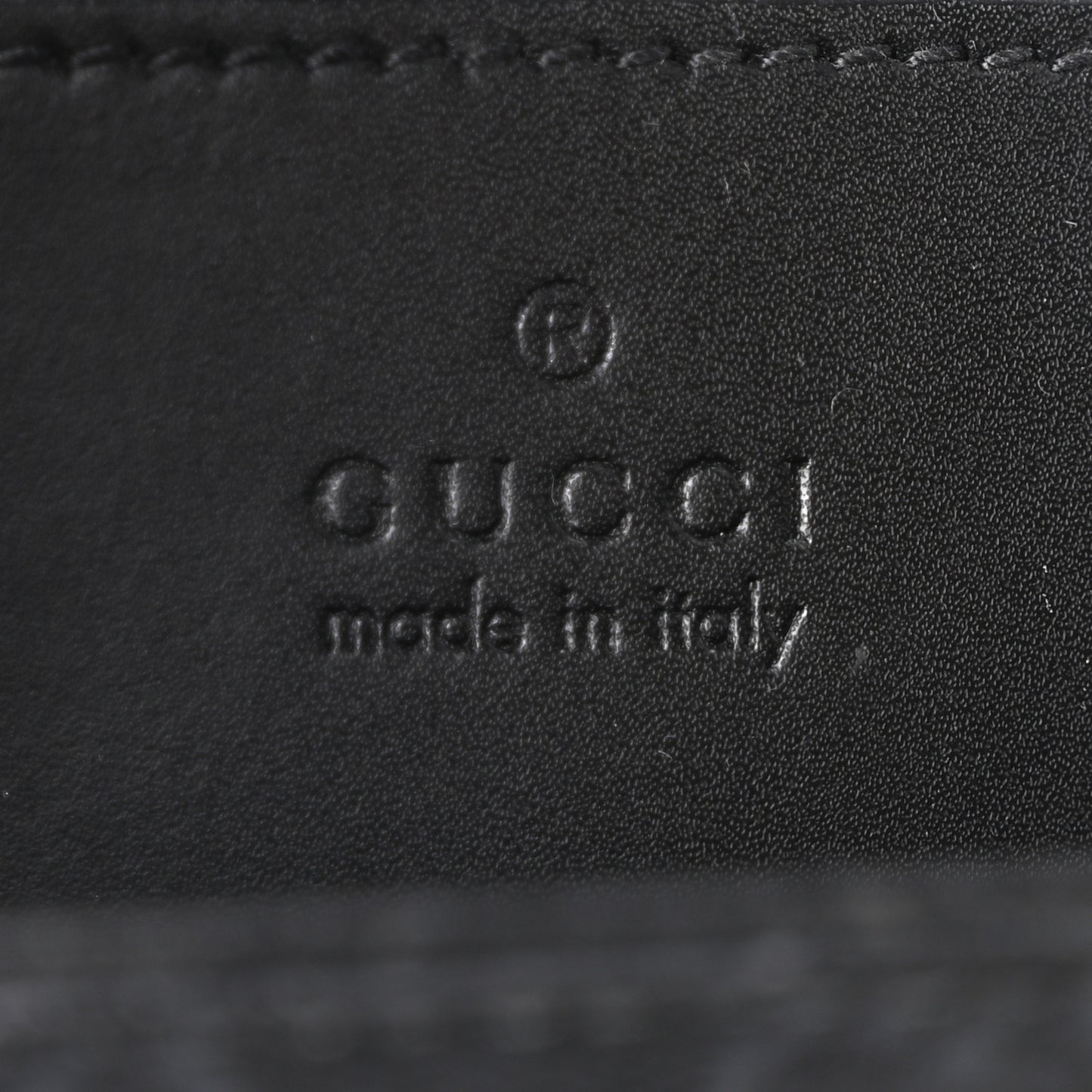 GG Supreme Monogram Appia Calfskin Web Mini Tote Bag Black