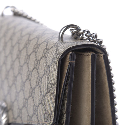 Gucci GG Supreme Monogram Medium Dionysus Shoulder Bag Taupe 10 of 11