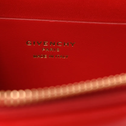 Givenchy Box Calfskin Antigona Vanity Bag With Chain Vermillon 6 of 9