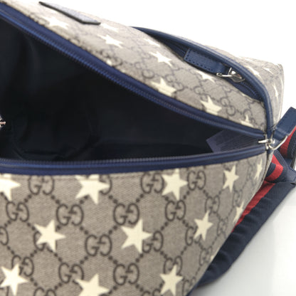 Gucci GG Supreme Monogram Stars Childrens Backpack Beige Ebony Yellow Royal 4 of 4