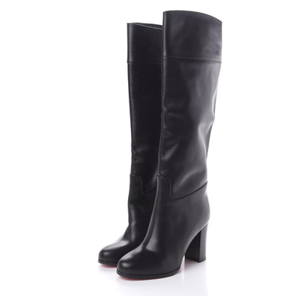 Christian Louboutin Calfskin Dartata 70 Tall Boots 35.5 Black 3 of 7