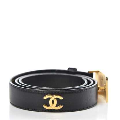 Chanel Calfskin CC Belt 75 30 Black 3 of 8