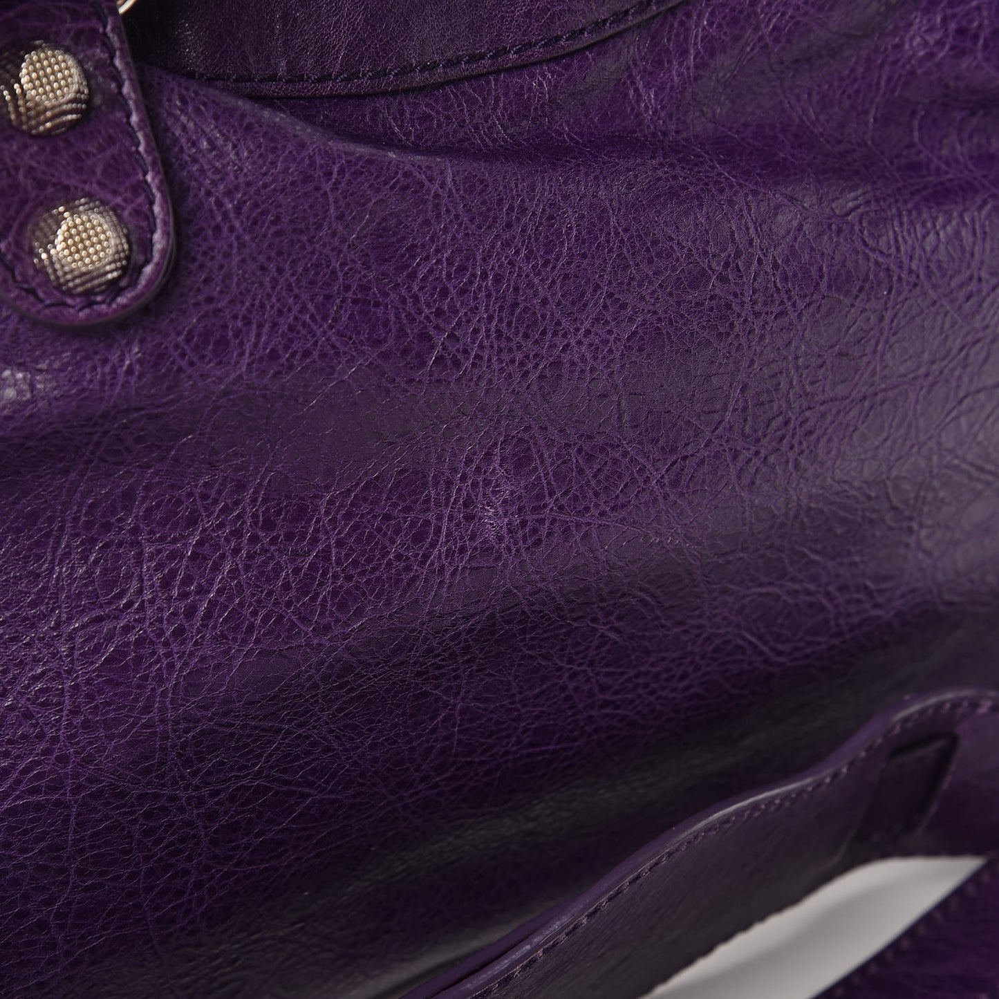Agneau Giant 12 Silver Hardware Town Dark Violet