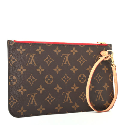 Louis Vuitton Monogram Neverfull MM GM Pochette Cherry 2 of 4