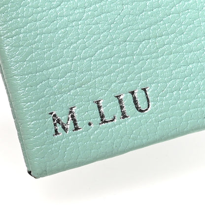 Hermes Chevre Mysore Calvi Card Case Aqua 9 of 9