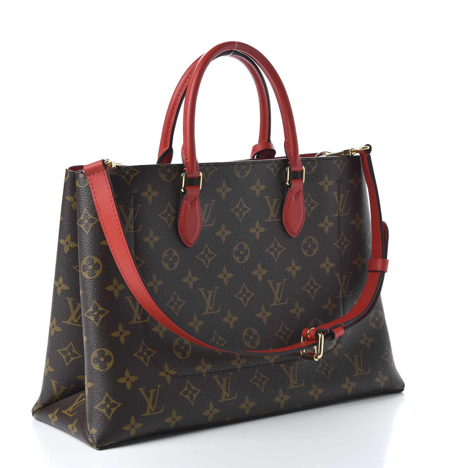 Louis Vuitton Monogram Flower Tote Coquelicot 4 of 11