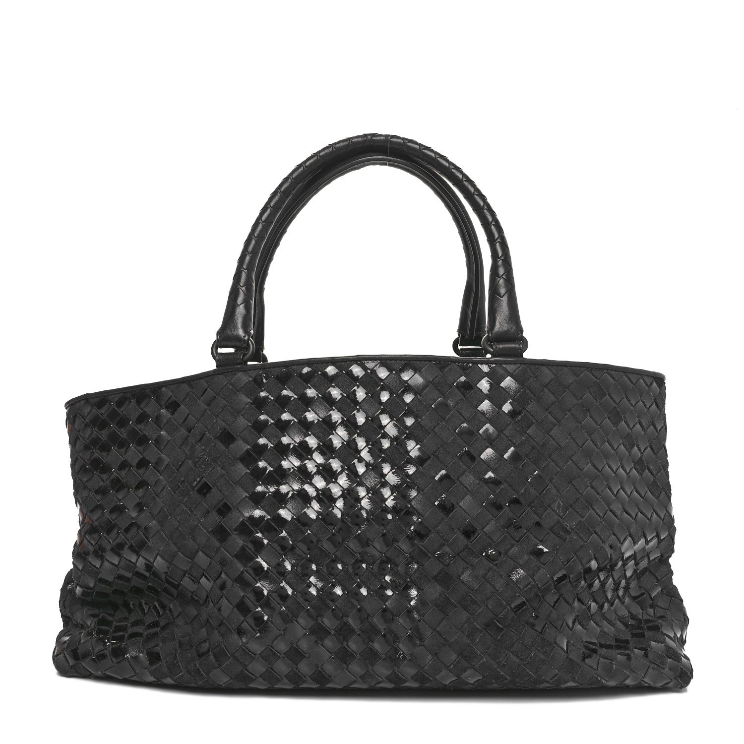 Bottega Veneta Intrecciato Rugiada Vintaga Medium Shopper Black 1 of 11